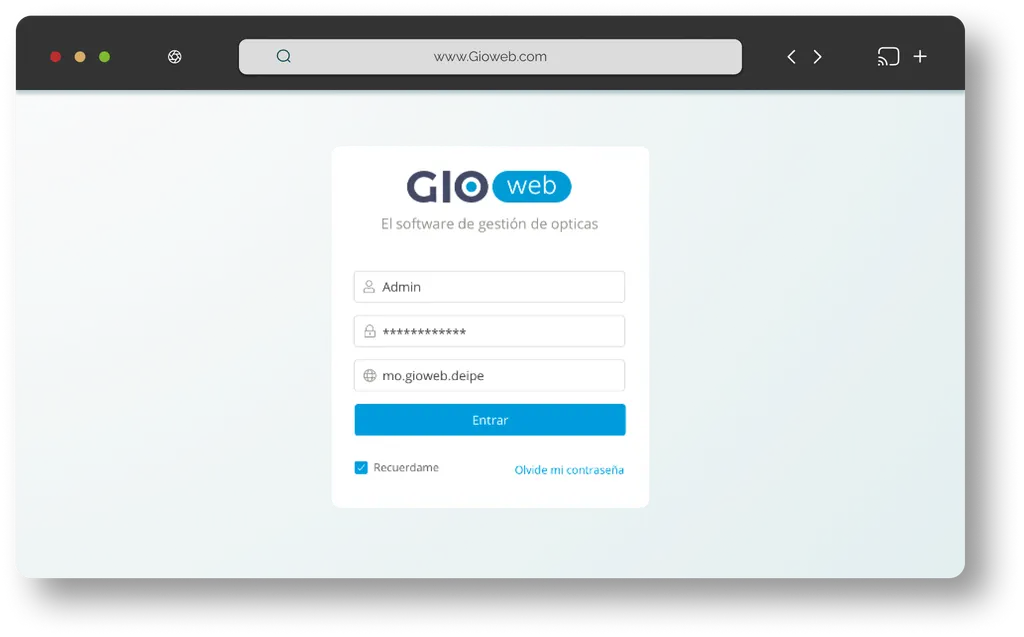 GioWeb — Browserbasierte Verwaltungssoftware für Optiker