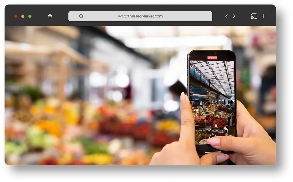 The Neo Market — Marktplatz für den lokalen Handel